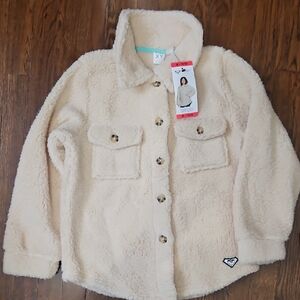 Roxy Cream Kids Jacket Size 10/12